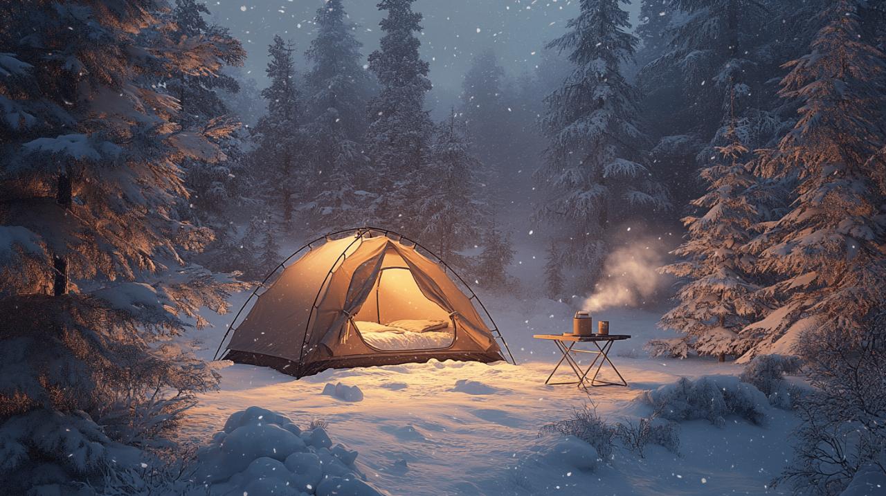 Camping en hiver : materiel indispensable et techniques pour dormir au chaud